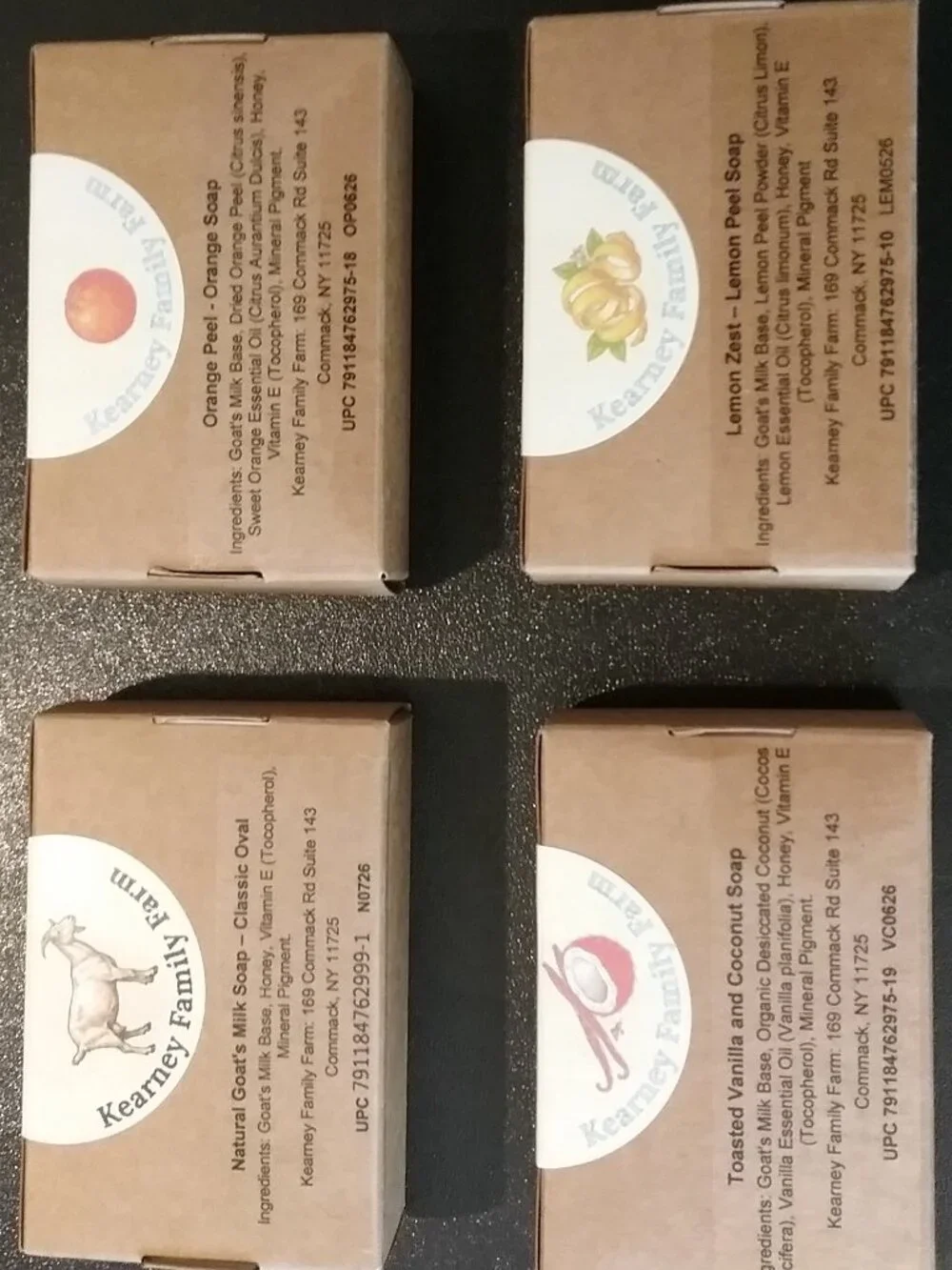 The Bakery & Creamery Collection - Botanical Oval Goat Milk Soap (4-Bar Set)